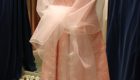 ママの博多織ウェディングドレスのリメイクで七五三のドレスです！