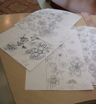 「めぐみ桜」・・・・新しい博多織の織り柄です★