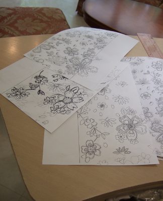 「めぐみ桜」・・・・新しい博多織の織り柄です★