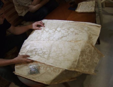 桜柄・・・・４回目の織り出し！