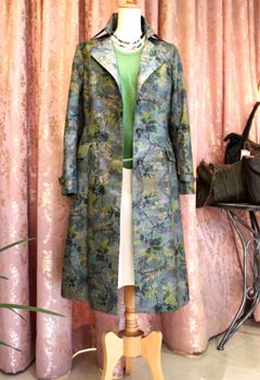 母娘で着れる紬のコート～７０年前の着物から・・・！