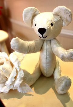 絹のぬいぐるみ！…博多織で