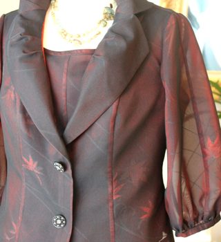 夏の着物「紗合わせ」のリメイク・・・Japan Modern☆