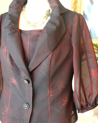 夏の着物「紗合わせ」のリメイク・・・Japan Modern☆