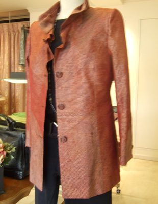 日本の織物で…大人着を！