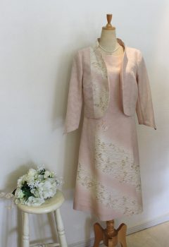 夏のお着物のリメイク・・・和ドレススーツ