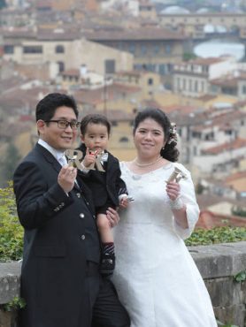 子連れで海外ウェディング！可愛い僕も一緒です💛…Firenze