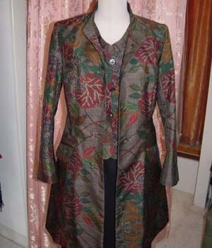 着物ドレス！大島紬のリメイクは、とっても素敵！！（＾0＾）b