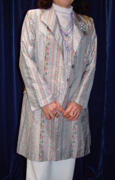 大島紬が素敵なカクテルジャケットに！