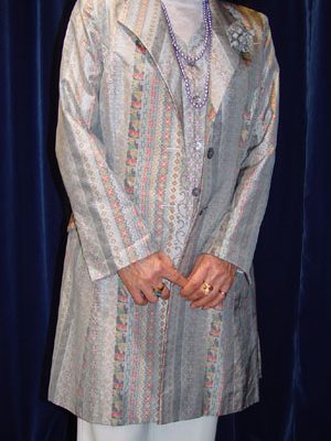 大島紬が素敵なカクテルジャケットに！