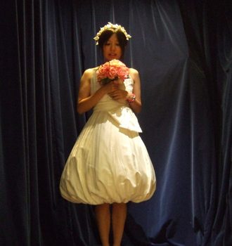 Sweet-lilyを着たＹちゃん！  バルーンミニのＷＤドレス★