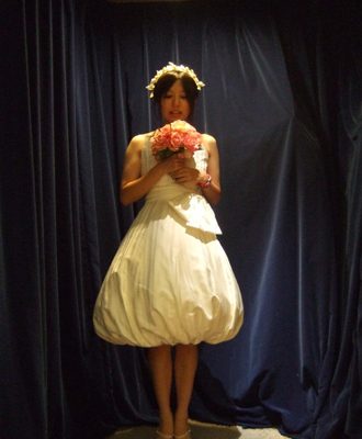 Sweet-lilyを着たＹちゃん！  バルーンミニのＷＤドレス★