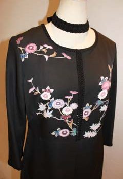 絵羽織のワンピース