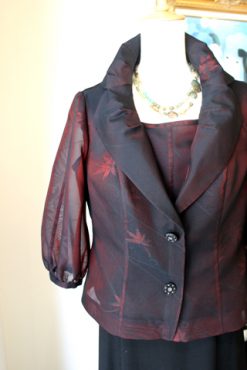 夏の着物「紗合わせ」をリメイク！・・・時を超えたモダン！！