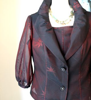 夏の着物「紗合わせ」をリメイク！・・・時を超えたモダン！！