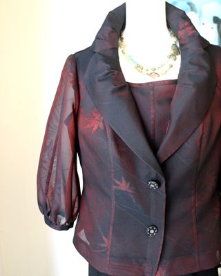 夏の着物「紗合わせ」をリメイク！・・・時を超えたモダン！！