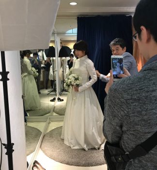 小さい頃からの夢のウェディングドレス