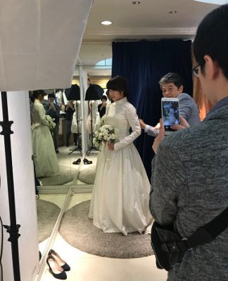 小さい頃からの夢のウェディングドレス