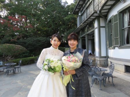 花嫁のお母様の衣装