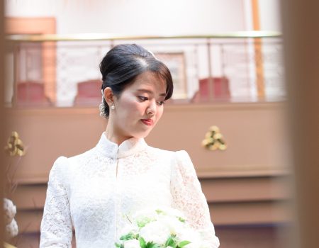 フランスレースのボレロはグレースケリー風